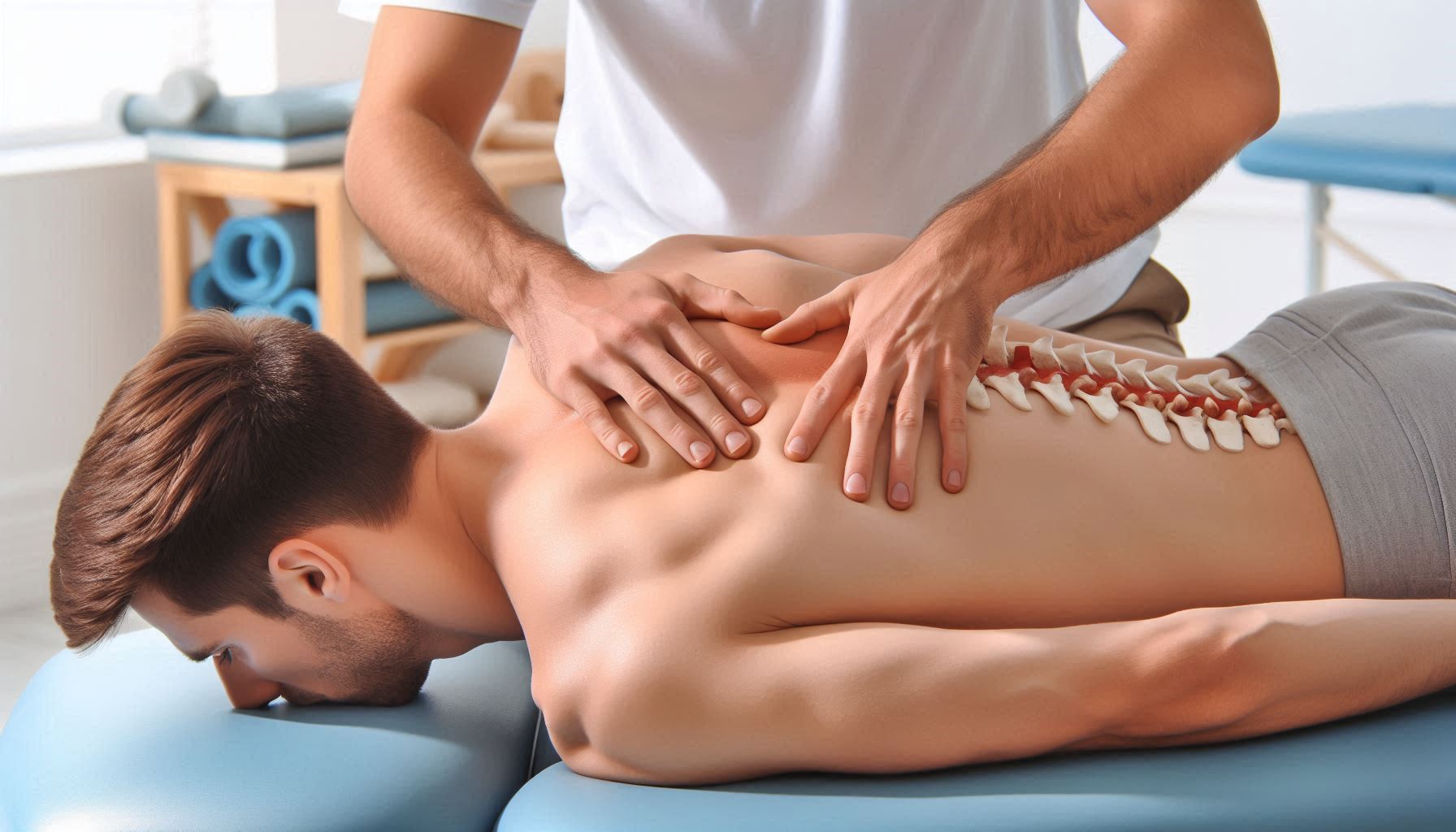 Physical Therapist Treating Back Pain and Sciatica