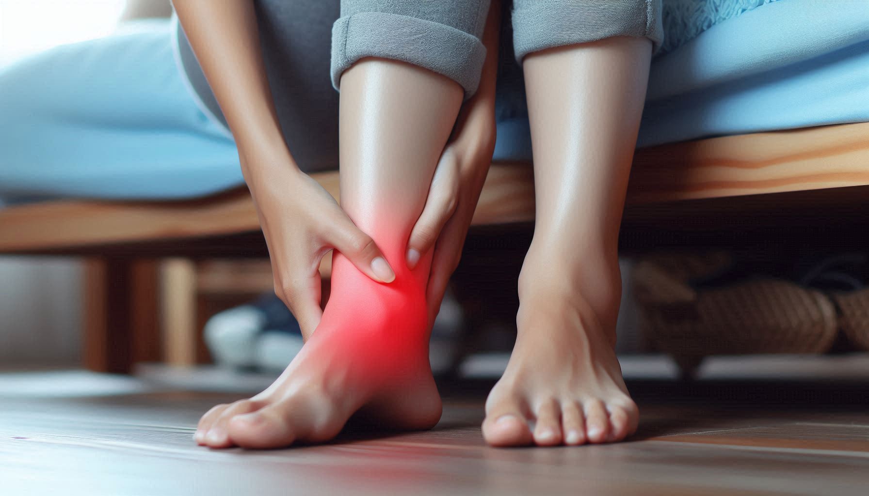 Physical Therapist Treating Foot and Ankle Pain