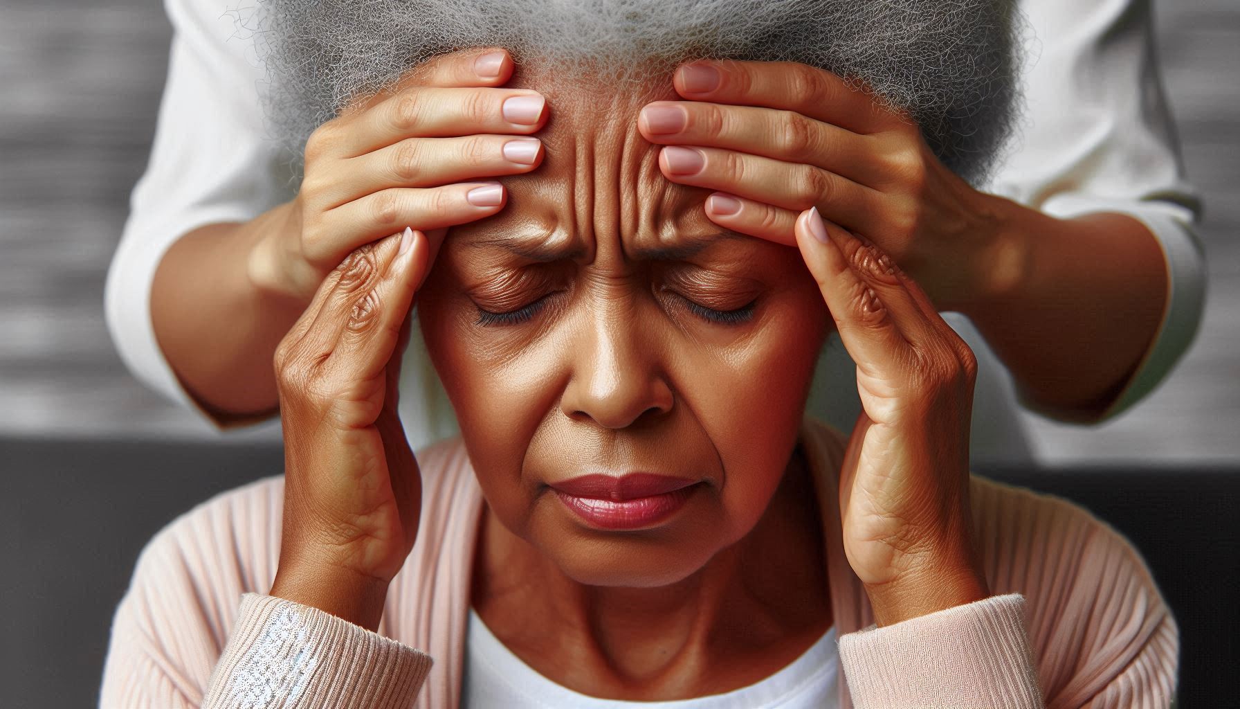 Physical Therapist Treating Headaches