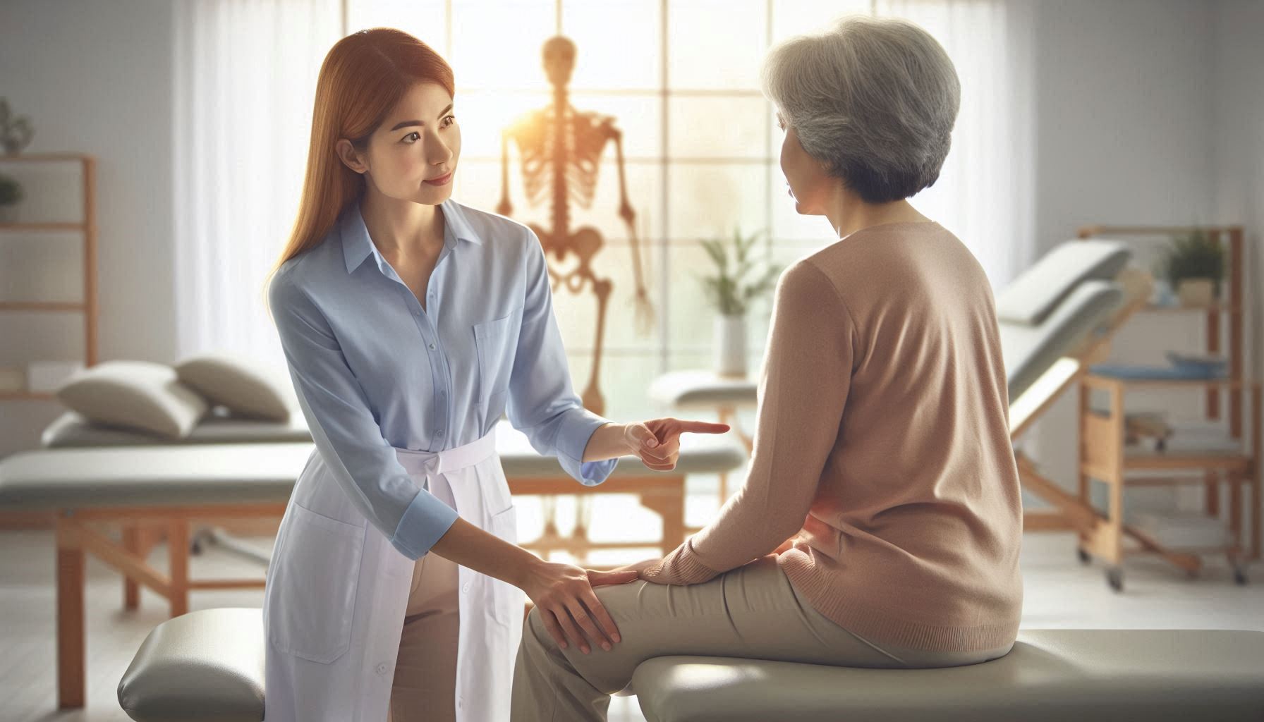 Physical Therapist Treating Joint Pain